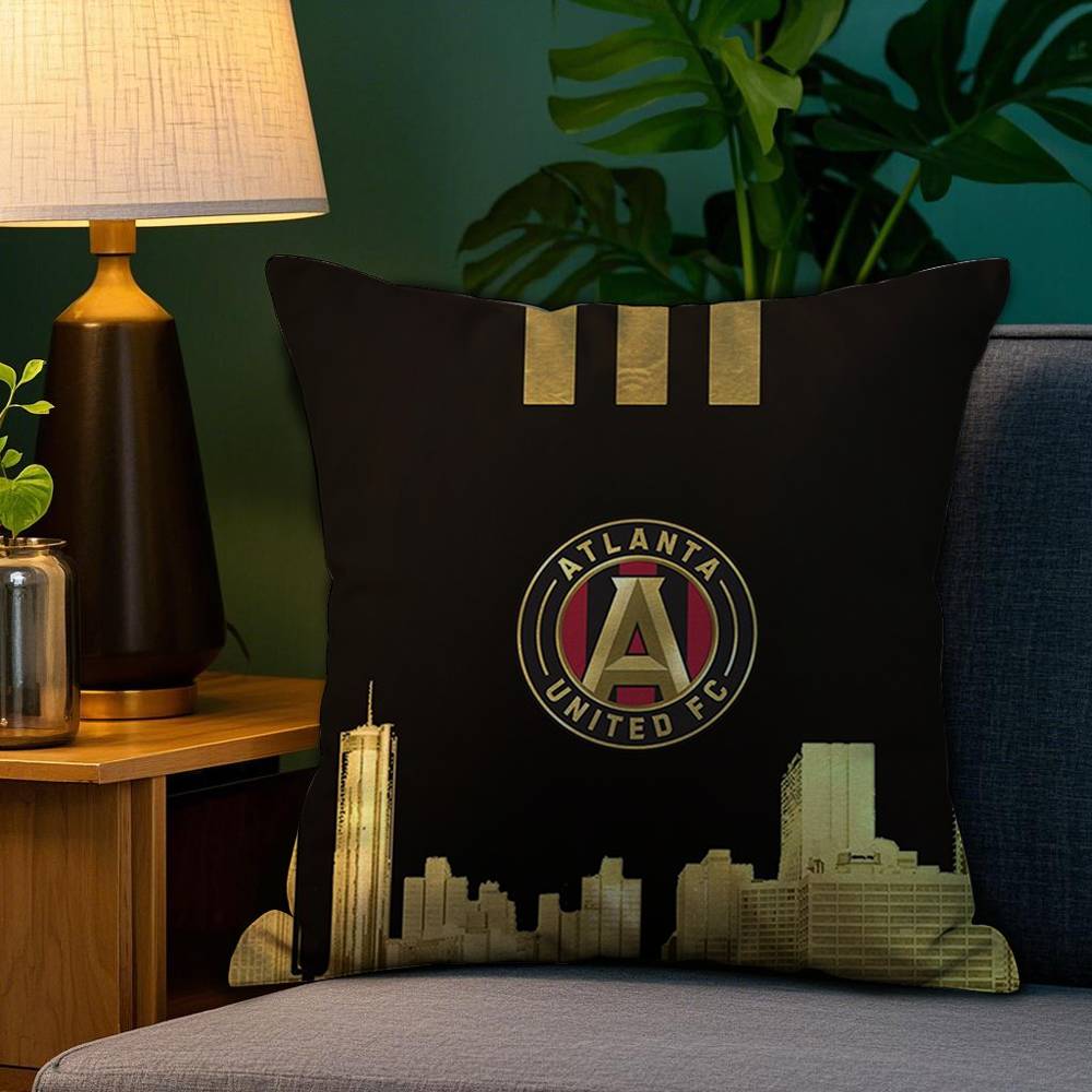 American Cities Atlanta Pillow Case Plush Fabric Soft Double Sided Print Home Sofa High Quality Cushion Cover Throw