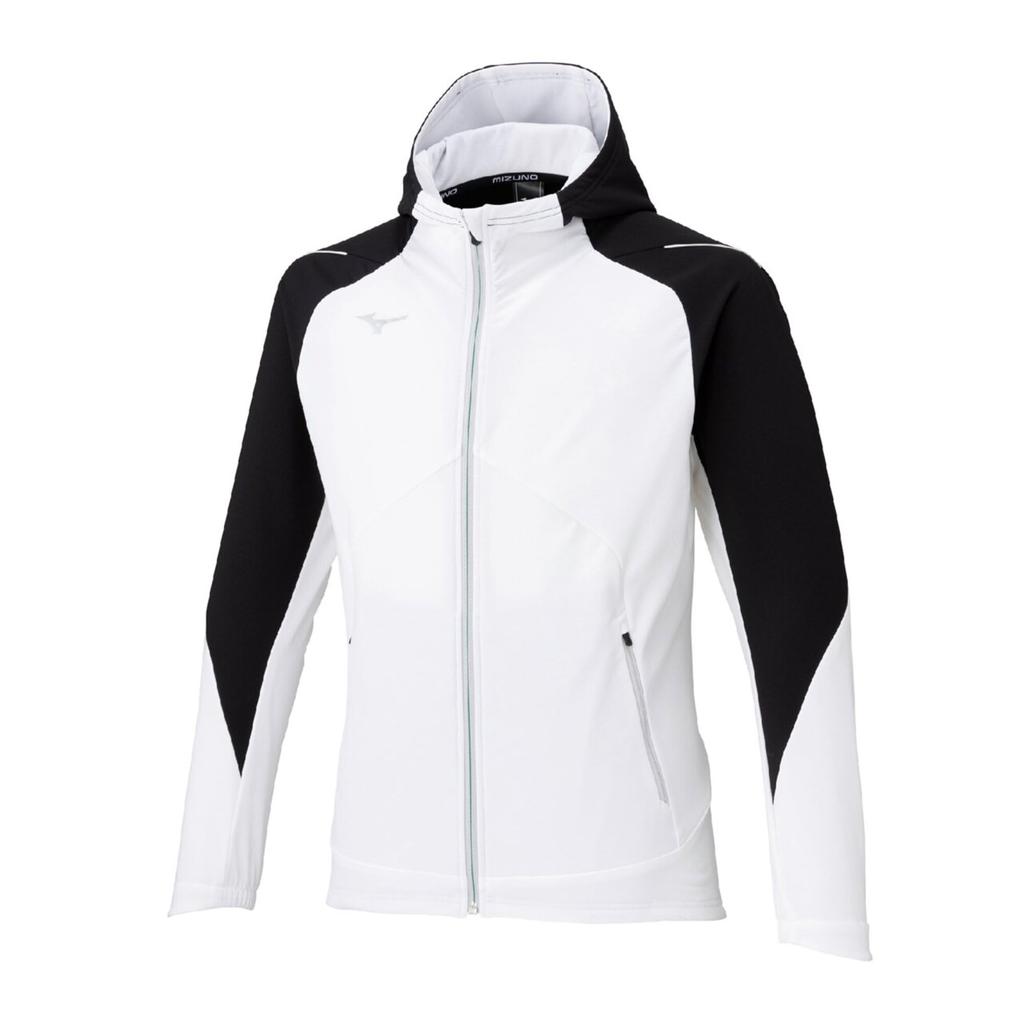 Mizuno Tech Shield Windproof Training XL Jacket, 32MCC552, Men's, White,