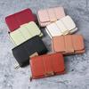 Popular Light Luxury Women's Wallet Short Fashion Large Capacity Zipper Buckle Wallet Student Solid Color Change Bag