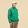 CHALLENGER Men'S Nylon Stretch Sleeve Detachable Round Neck Woven Top Green