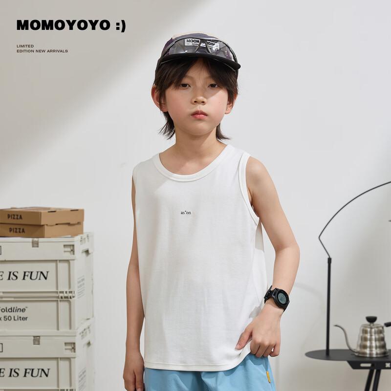 Boys Letter Print Sports Vest 150 белый