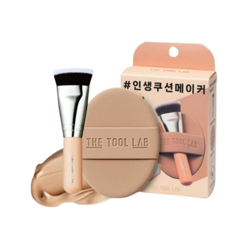

The Tool Lab Ultra-Adherent Duo for My Skin (1 Brush + 1 Puff + Case Included) – Matte Finish