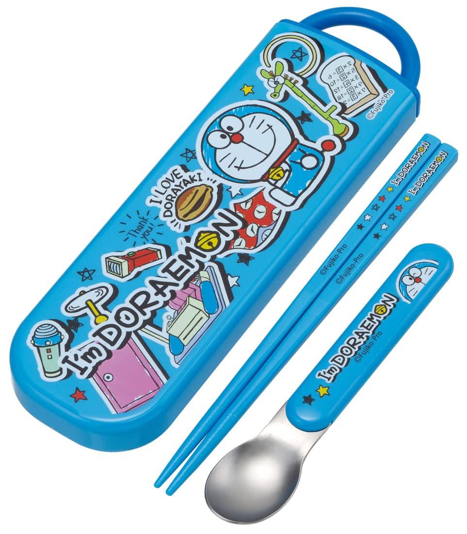 

Skater Chopsticks and Spoon Doraemon Made in Set, Antibacterial, Sticker, Japan, CCA1AG-A