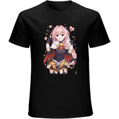 Yingna FGO Fate Grand Order The Holy Grail War Games Astolfo O-Neck 100% Cotton Short Sleeve Unisex T-Shirt