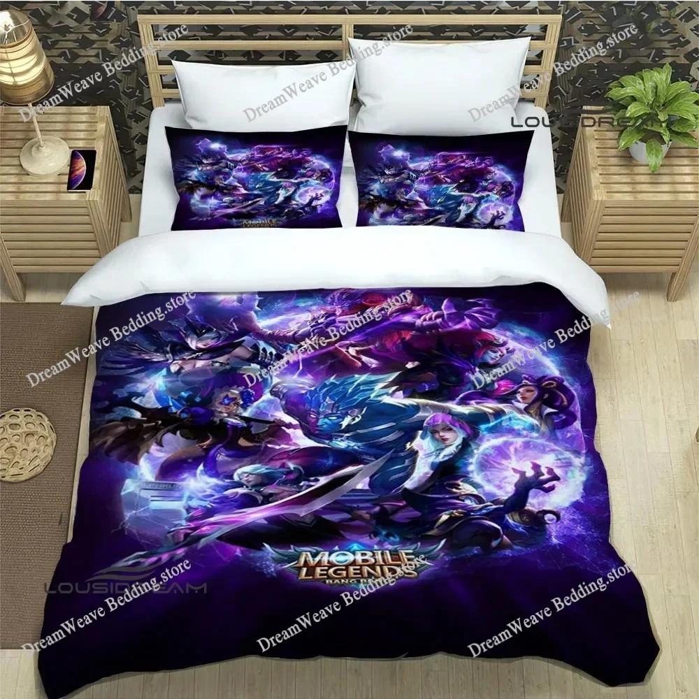 Mobile Legends Bang Bang Bettwäsche-Sets Exquisites Bettwaren-Set Bettbezug Bettdecke Set Bettwäsche-Set Luxuriöses Geburtstagsgeschenk9