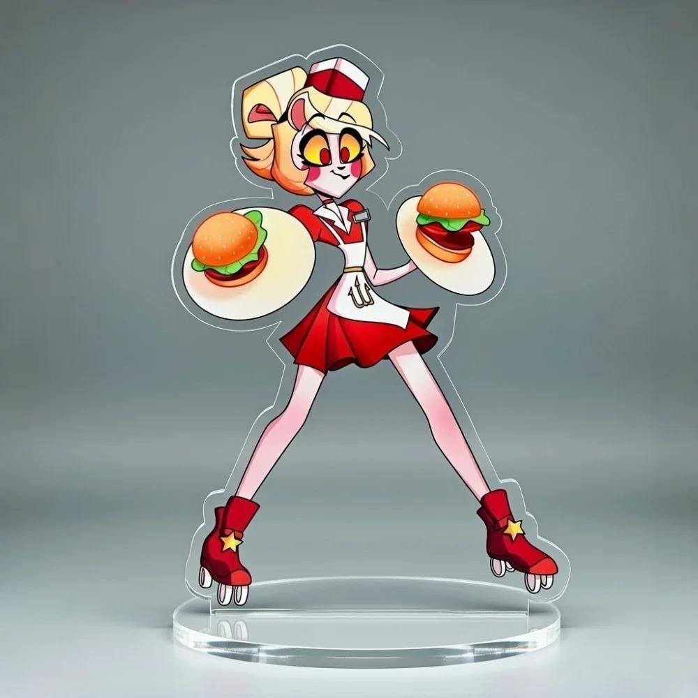 15cm Acrylic Stand For Hazbin  Charlie Morningstar Vaggie Alastor Lucifer Morningstar Peripheral Cute Desktop Ornament Gift