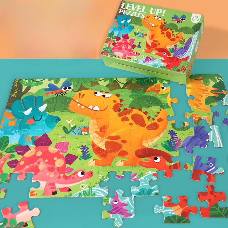 Wooden Magnetic Advanced Portable Gift Box Pairing Puzzle Children'S Logical Thinking Training Flat Puzzle Educational Toys