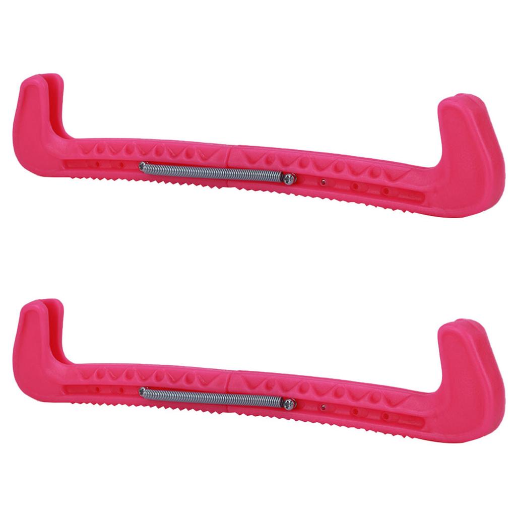 2Pcs Adjustable Skate Shoes Cover Ice Knife Blade Protective Guard Skate ProtectorPink