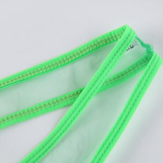 Módní pánská tanga sexy čistá barva s nízkým pasem elastické svůdné U konvexní spodky