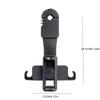 Car Headrest Phone Mount – Clip-On Design, 360° Rotatable & Retractable, Multifunctional Backseat Phone Holder