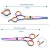 Dog Grooming Kit  Pet Grooming Scissors Set Professional Pet Trimmer Kit Stainless Steel Dog Cat Hair Care Cutting Scissors