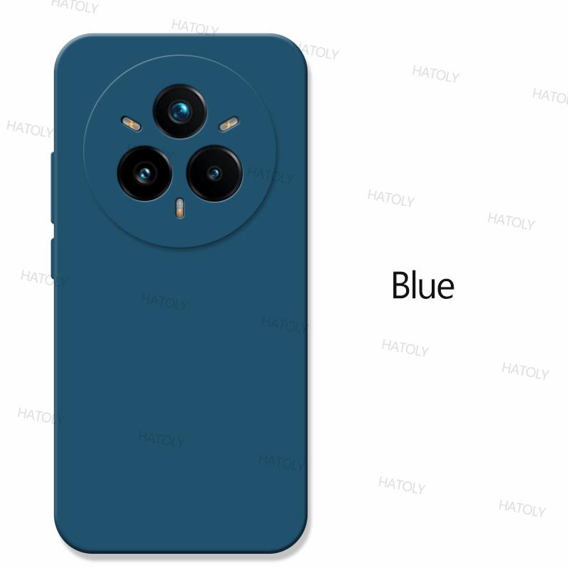 For Realme 14 Pro Plus Case Realme 14 Pro Plus 5G Cover Funda TPU Shockproof Liquid Silicone Phone Case For Realme 14 Pro Plus