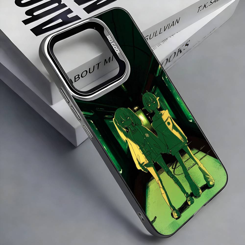 M-Milky S-Subway Anime Colorful Silver Back Phone Case For IPhone 17 16 15 14 13 12 11 Plus Pro Max Plus