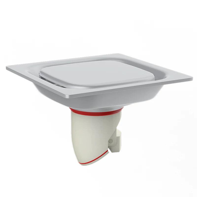 Direct Flow Floor Drain Anti-Odor Device with Deep Water Seal for Bathroom Sewer, Stainless Steel Anti-Insect and Anti-Odor Gadget