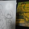 [USED] Attack On Titan Original Art Collection, Postcards, Animate Limited Edition Bonuses, Etc.