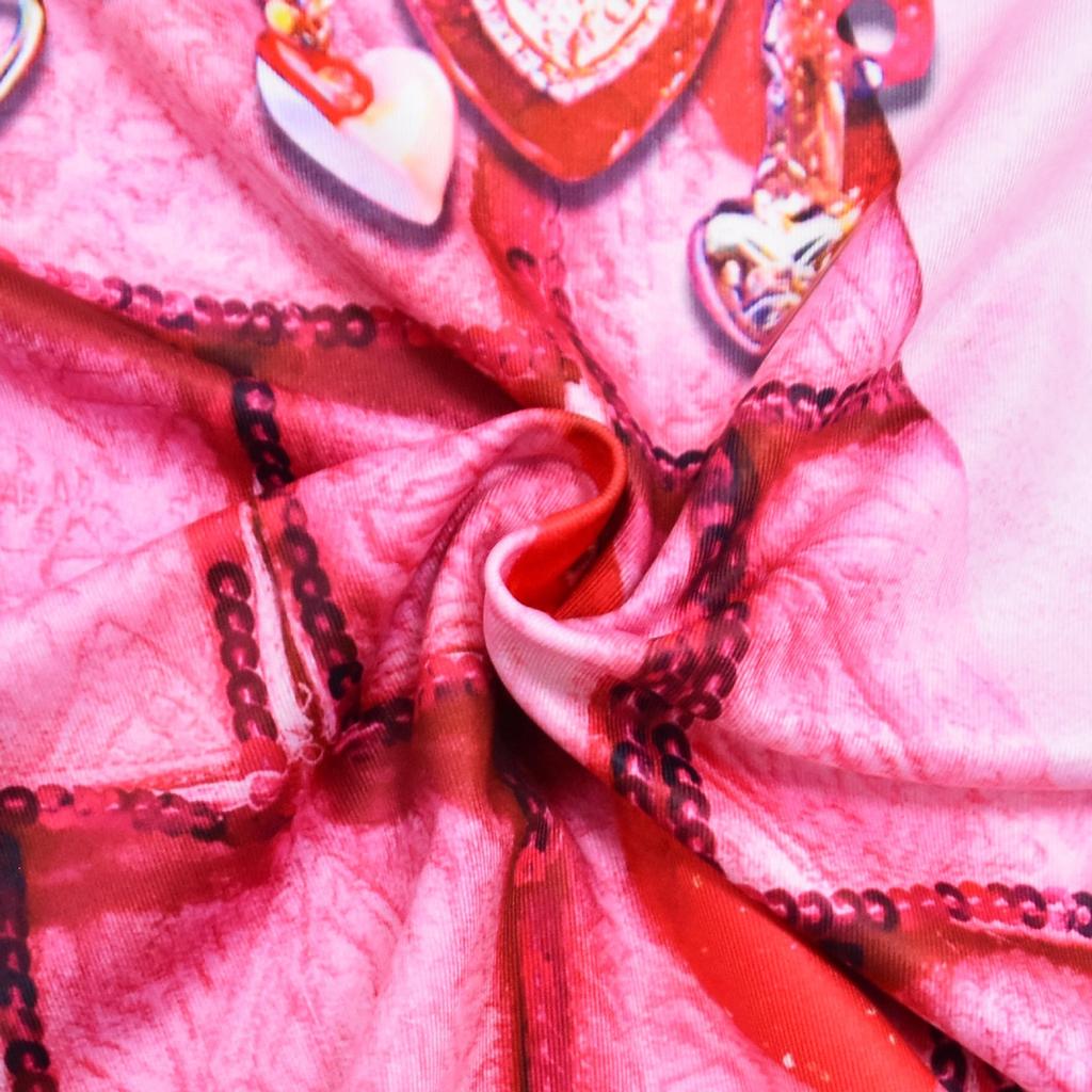 Cartoon Digital Printing Clothing Cosplay Middle And Old Children'S Flying Sleeves Dress + Bag 2634