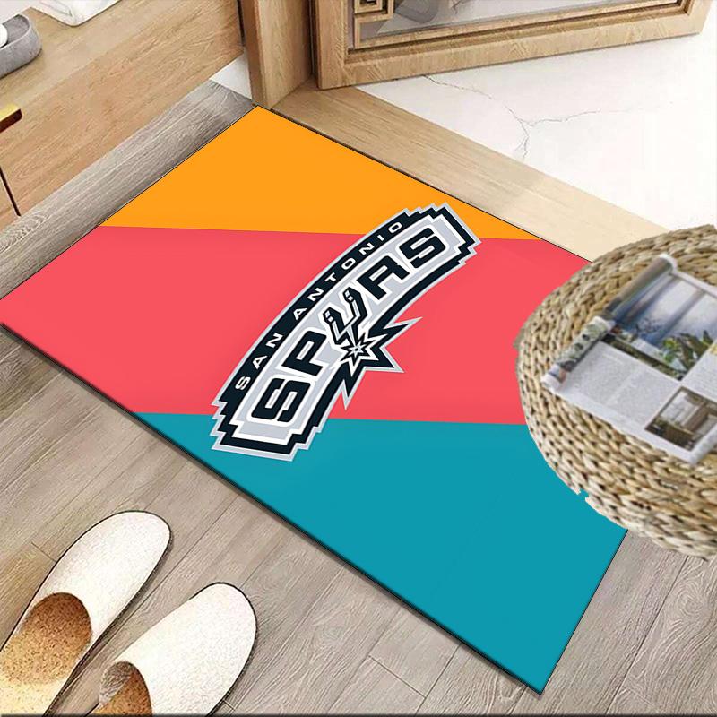 San Antonio Logo  Carpet, Kitchen Rugs, Yoga Mat, Non-Slip Mats, Rug for Bathroom, Living Room Bedroom, Camping Rugs Christmas Gift