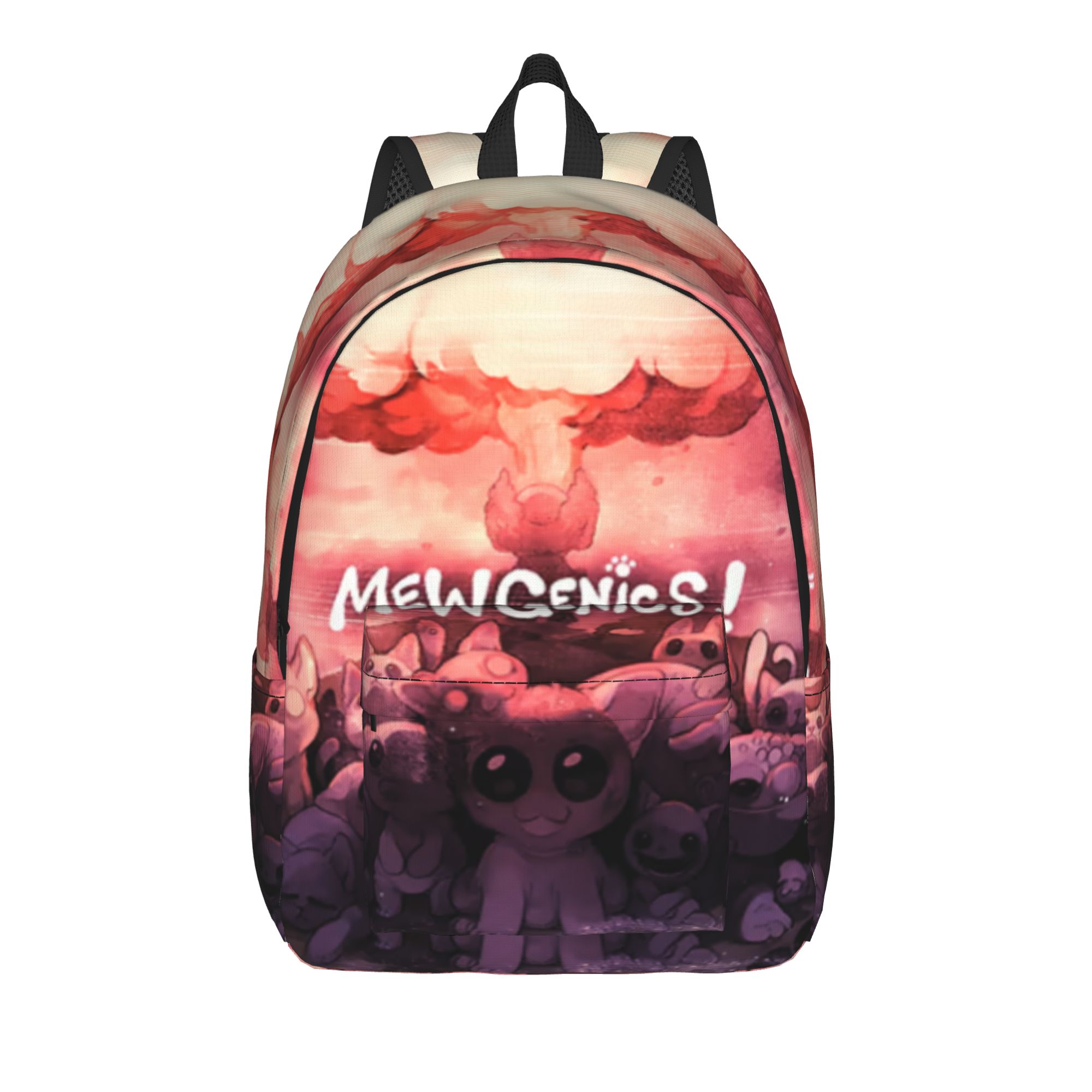 Mewgenics Sac à dos classique léger pour étudiants, travail, sac à dos de jour pour hommes, femmes, sac à bandoulière pour l'université M