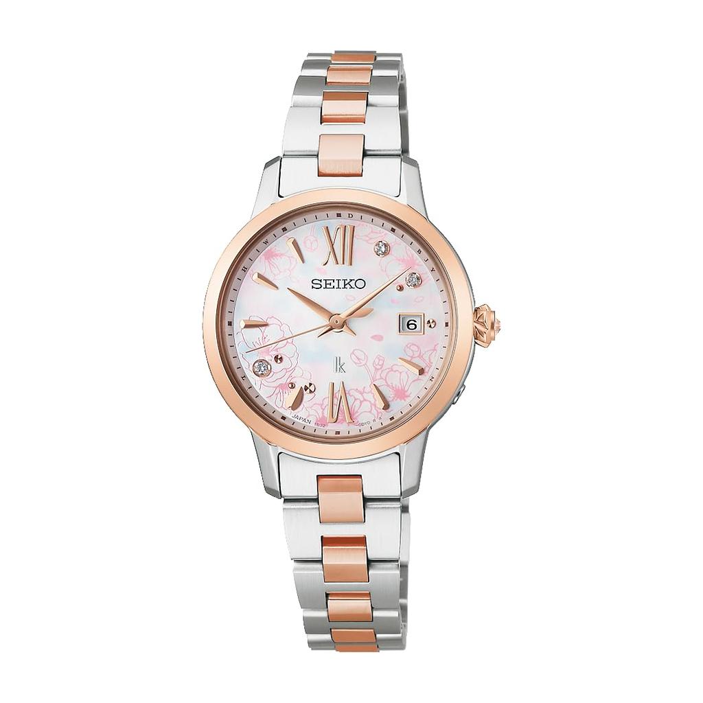 SEIKO LUKIA Moteriškas saulės energija maitinamas radijo bangomis valdomas laikrodis 2026 Sakura Žydėjimo Edition Modelis SSVW244 Deimantas