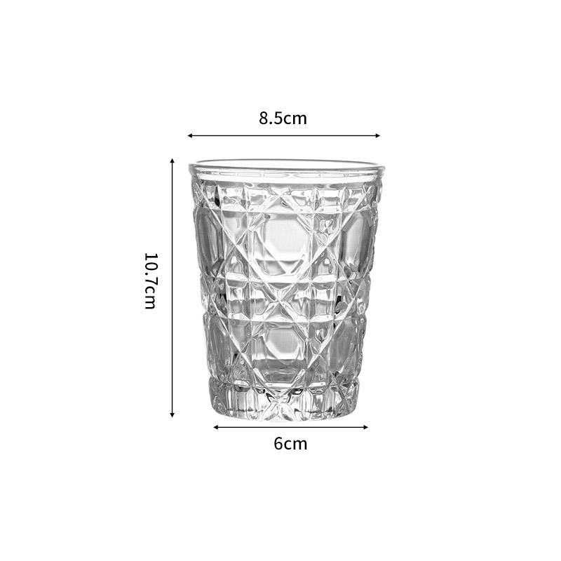 

550ml/310ml/200ml Craft Beer Glass Classic Carved Beer Glass with Handle Transparent Water Bottle Home Heat-resistant Tea Mug 200ml-550ml