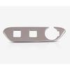 For Hyundai Elantra 2021-2024 Silver Steel Front USB Socket Switch Cover Trim