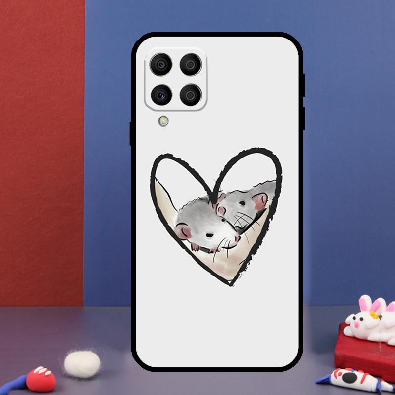 Mouse Rat For Samsung Galaxy M12 M13 M33 M23 M53 M15 M55 M31 M51 M14 M34 M54 M20 M32 M52 Phone Case