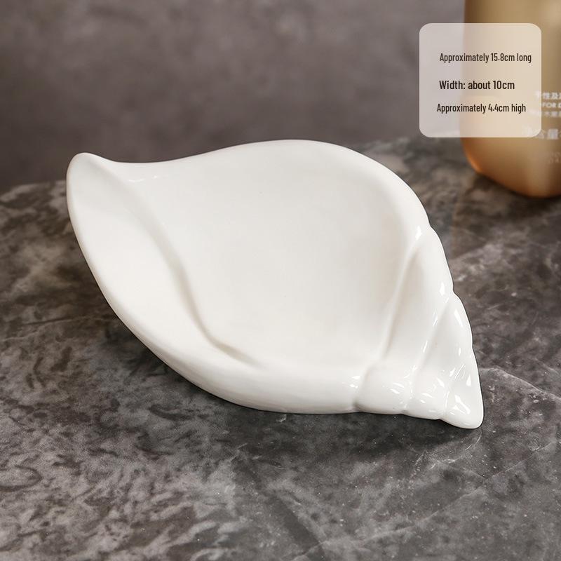 Creative Ceramic Rabbit Soap Dish - No Water Accumulation for Hotel Bathroom or Washbasin