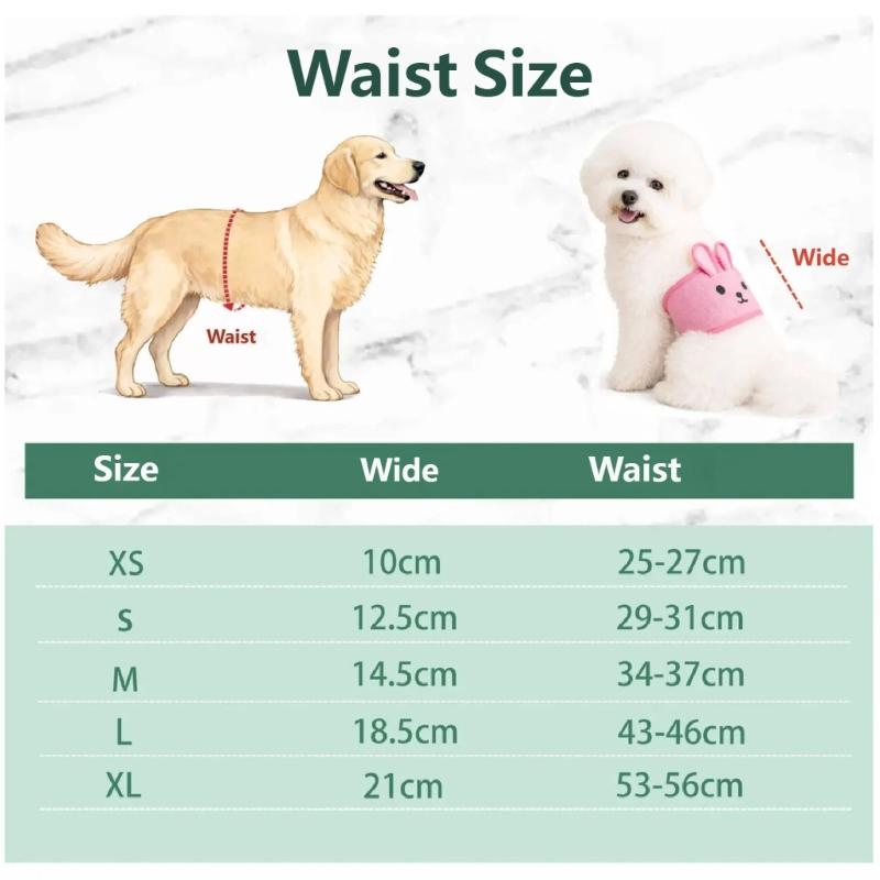 Hondendiarree voor Teven Herbruikbaar Honden Periode Luiers Wasbare Hondenslipjes Tijdens Loopsheid of Problemen