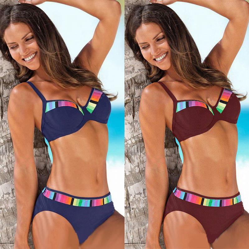 

Swim Trim New Bikini Rainbow Купальник Купальный костюм S зелёный