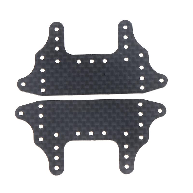 2/4Pcs Not Typing 1.5Mm 95125 Hg Carbon Fibre Large Area Rear Brake Stay Fully Cowled For Tamiya Mini 4Wd Car