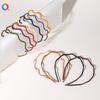 Simple Wavy Hair Bands Head Hoop Sports Headband Hairband for Women Candy Colors Headbands for Girls Hair Accessories