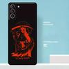 Black Dark Art La Santa Muerte Cover For Samsung Galaxy S24 S23 S22 S21 Ultra Plus S20 FE S8 S9 S10 Note 10 20 Ultra Case