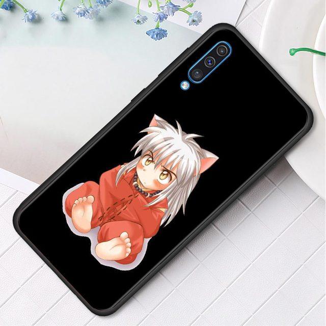 Husă de telefon Anime drăguță Inuyasha pentru Samsung Galaxy A50 A70 A10 A20e A30 A40 A20s A10s A10e A80 A90 A60 A30s Husă din silicon