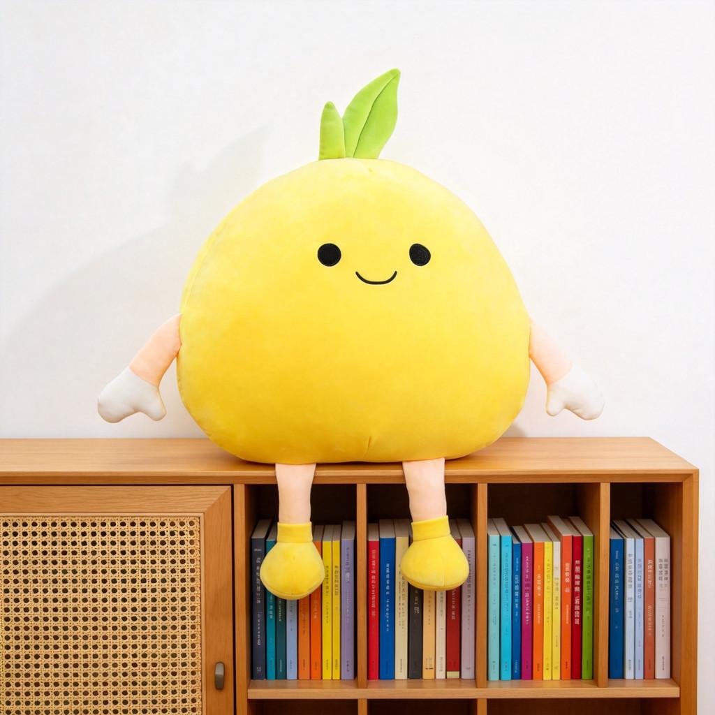 Cute Fruit Plush Toy With Pp Cotton Filling For Kids And Giftgiving