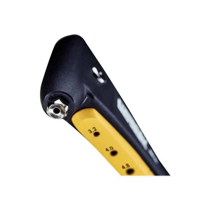 Pince à riveter - Rapid - RP40 - Multi-diamètres - Alu et inox - Système de calibre