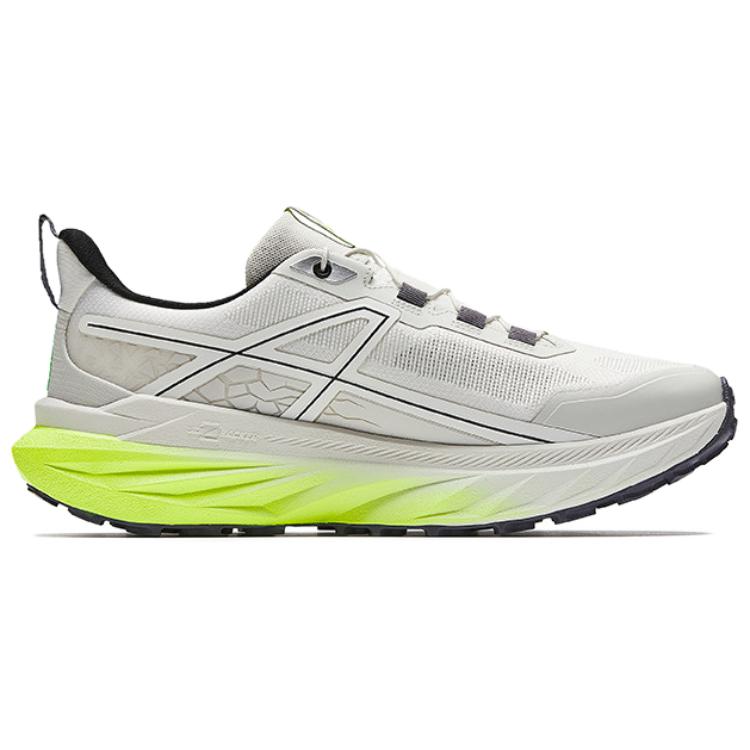 Anta Peregrine Falcon 3 Slip Resistant Abrasion Resistant Low Top Casual Running Shoes Women's White Gray 122625507A-1