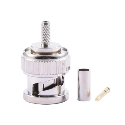 Copper BNC C J1.5 Antennas Connectors Adapter Radio Frequency Coaxial Connectors for Computers and Office