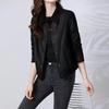 Coat for Women Cotton Autumn Winter Thickened Casual Oversize Middle-Aged and Elderly Leather Jacket