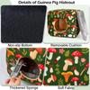 Cozy Washable Guinea Pig Hideout with Cushion Breathable Small Pet Bed Large Size Non-slip Chinchilla Hamster House Rabbit