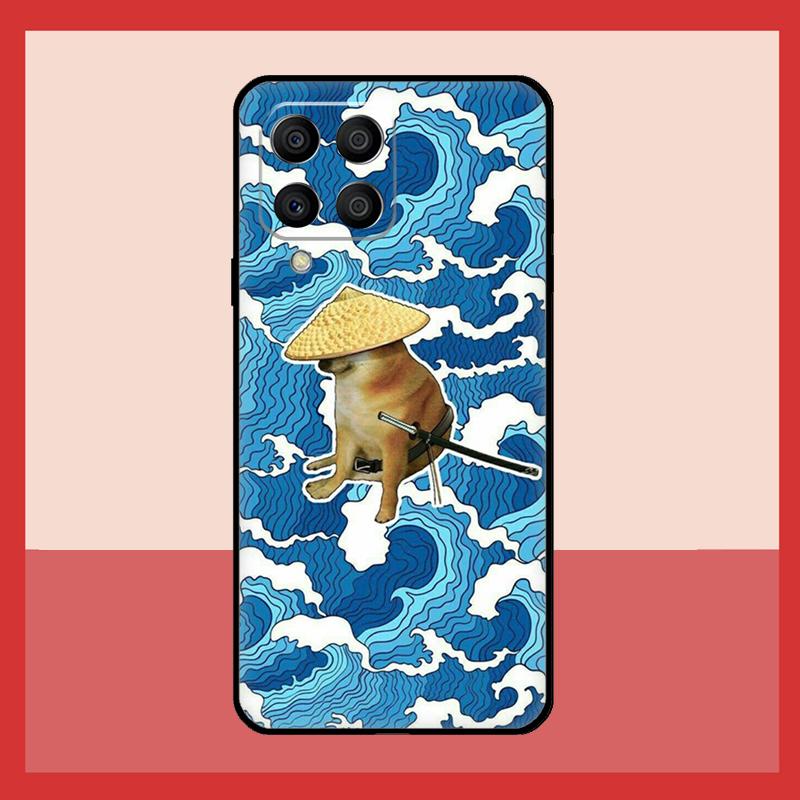 Cheems Doge Meme Funny Doggy Case For Samsung Galaxy M12 M52 M06 M16 M36 M56 M33 M15 M55 M31 M13 M14 M53 M32 M35 M34 M54