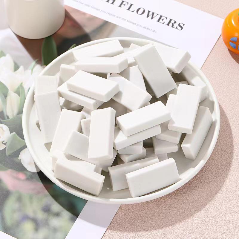 

Eco-friendly Pure White TPR Eraser for Students and Artists - Child-Safe Stationery, Customizable Bulk Printing Available Rectangular Eraser 3.8x1.8x0.8cm белый