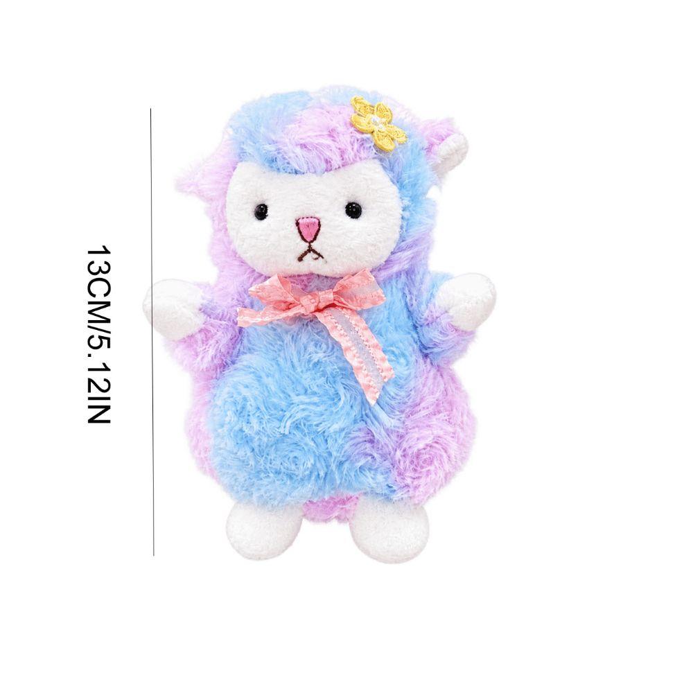 Fleece Plush Sheep Toy Adorable Bag Hanging Pendant Kawaii Fluffy Animal Doll Birthday Present