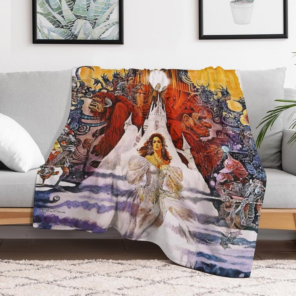 Labyrinth 1980er Jahre Film Überwurfdecke Warme Überwurfdecke Geschenk zum Jahrestag