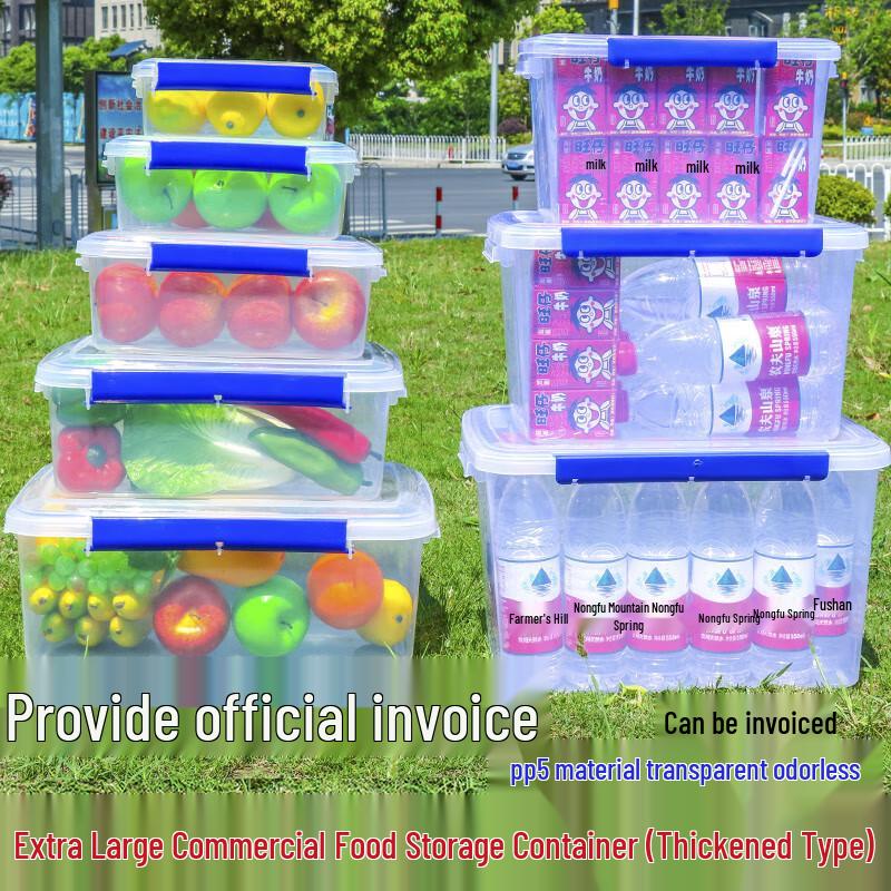 Ally Commercial Food-Grade Rectangular Storage Container