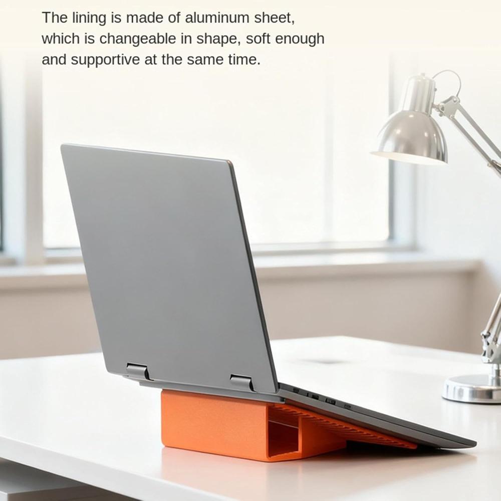 Portable foldable silicone aluminum alloy phone holder, flexible and bendable non-slip desktop stand, adjustable airplane desktop stand.