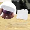 Set of 100 Coffee Pods Foil Lids Set 53.5mm Coffee Pods Stickers Coffee Sealers Aluminum Foil Texture Coffee Pods Covers