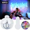 50pcs Lights,Long Standby Time Waterproof Light, Battery Powered,Round LED Ball Lamp For Latex Paper Party Wedding Festival D