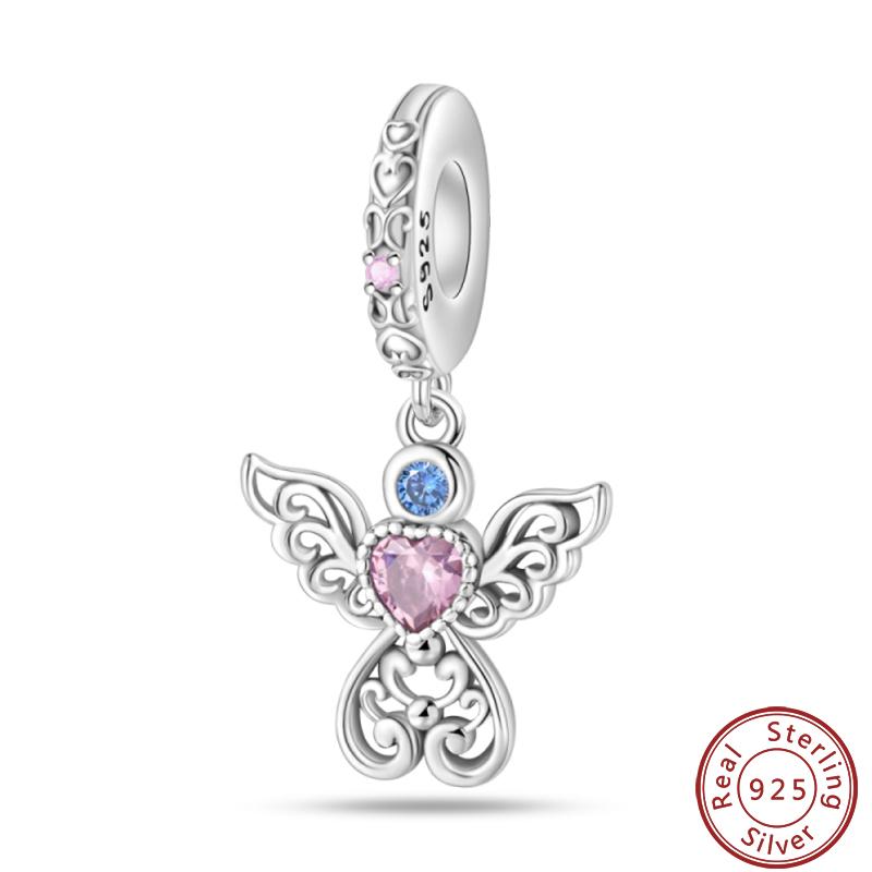 

100% Медь Любовь Ангел Croheart Оригинальный Дизайн Классическая Серия Шармы Бусины 3мм Сделай Сам Изготовление Изысканных Ювелирных Изделий