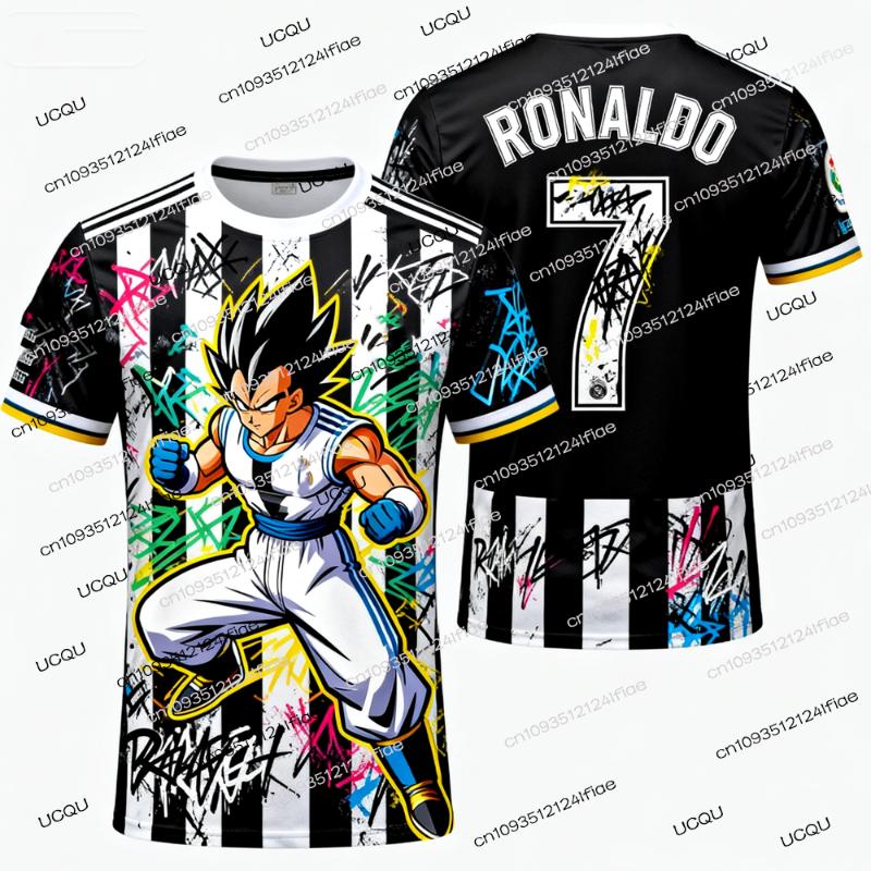 2026 Nowości Dragon Ball Z Goku/Vegeta Edycja Specjalna Koszulka Piłkarska Ronaldo Nr 7 Koszulka Piłkarska Specjalna Koszulka dla Fanów Zestaw