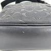 Used COACH Shoulder Bag Signature F11741 Leather Midnight Navy Black